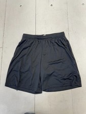 Sport Tek Solid Light Gray Drawstring Athletic Shorts Unisex Adults Size Medium