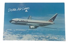 Vintage Postcard ~ Delta Air Lines Boeing 767 Jet Airplane