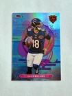 2025 Topps Finest Caleb Williams #127 Purple Refractor /250 Uncommon Bears
