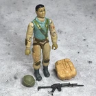Vintage GI Joe Airborne Action Figure Complete 1983 Hasbro ARAH