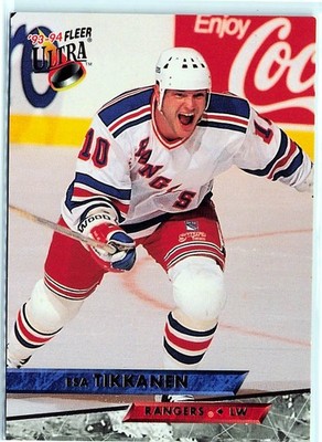 1993-94 Ultra #377 Esa Tikkanen New York Rangers
