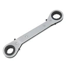 Ratcheting Wrench 6x7mm Reversible Metric Double Offset Box End Spanner Tool