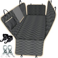 Lassie XL Truck Dog Seat Cover Back Seat w/ 2 Seat Belts Car Hammock Large Dog