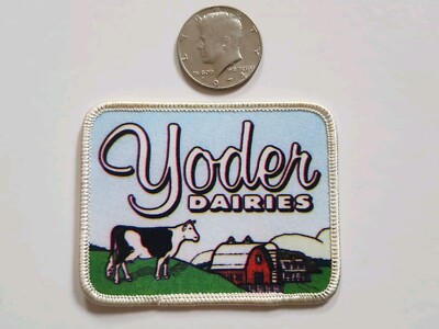 Vintage Yoder Dairies (Va. Beach, Va) Patch New Old Stock Unused