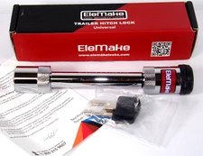 NEW EleMake Trailer Hitch Lock 5/8" Diameter pin, 7" Total Length, 3-1/2" Span