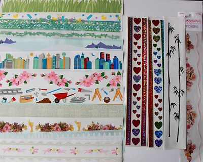 Ms. Grossman and Hambly Sticker sheet design line borders  - You Choose