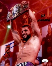 Johnny Gargano Signed Inscribed WWE NXT North American Champion 8x10 Photo 1 JSA