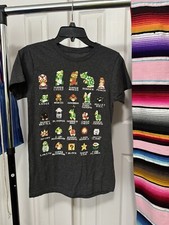 Super Mario Brothers Family of Characters Shirt