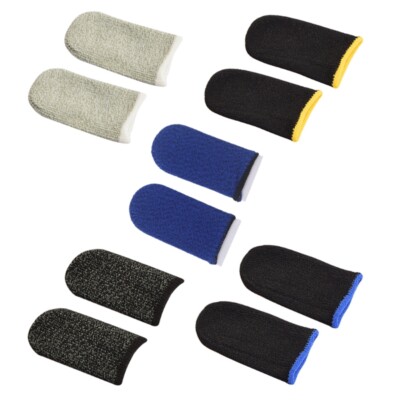 Mobile Phone Gaming Sweat-Proof Finger Cover Fingertip Gloves Game Non-slip
