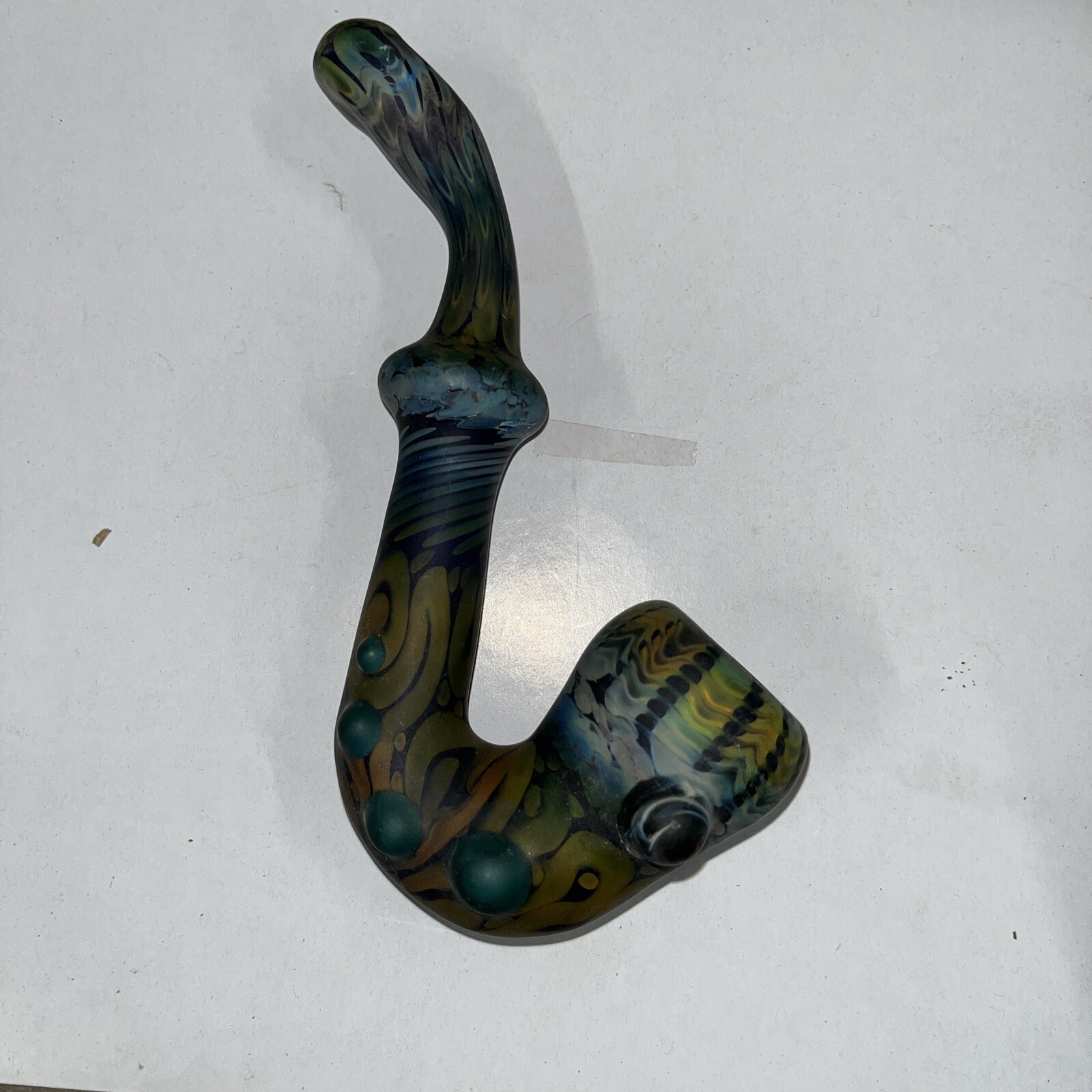 4.5" Inch Tobacco Sherlock Glass Pipe