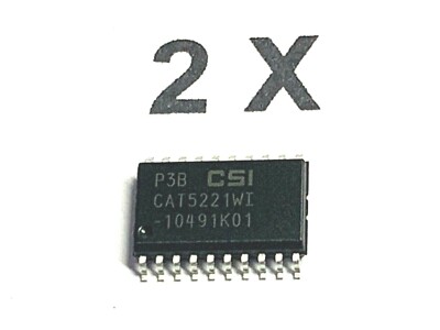 Dual Digital Potentiometer, 2x10K, CAT5221WI-10-T1, 64Taps, SOIC 20, 2 Stück