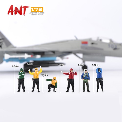6pc American China Navy Soldiers 1/64 Aircraft Carrier Miniature Figures Diorama - Picture 10 of 17