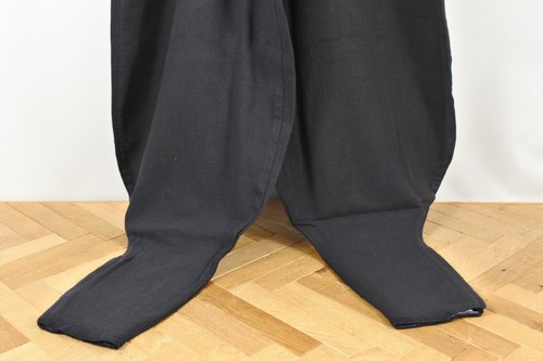 Nikka Pokka Ninja Pantaloni Baggy Unisex Giapponese Abbigliamento da Lavoro Uniforme Taglia:M Nero - Foto 11 di 15