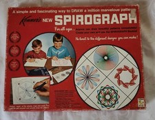Vintage Kenners New Spirograph Drawing Set Toy. No. 401, 1960's COMPLETE
