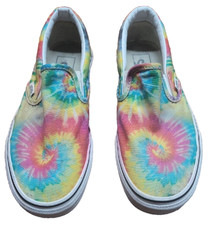 Vans Tie Dye Shoes Size 5 Men/Women/6.5  500714 Fast Shipping 6/10 Condition 