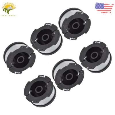 6-Pack Spool For BLACK+DECKER AF-100-3ZP 30ft .065'' Trimmer Replacement
