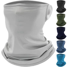 Neck Gaiter Face Mask with Ear Loops Cooling Scarf Face Cover for Fishing Hiking