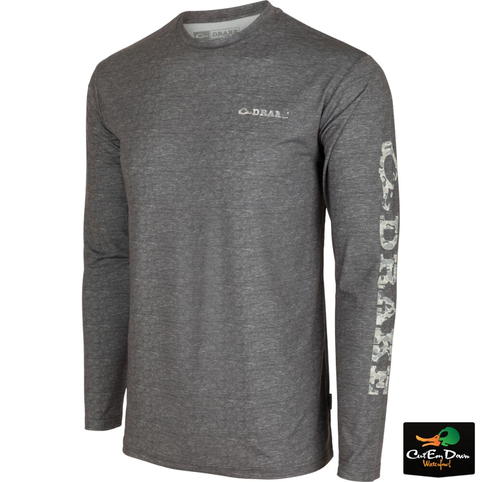 DRAKE WATERFOWL PERFORMANCE CREW L/S SHIRT - Image 2 of 3