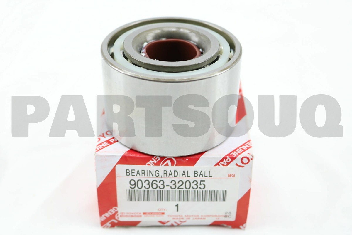 9036332035 Genuine Toyota BEARING (FOR FRONT AXLE HUB), RH/LH