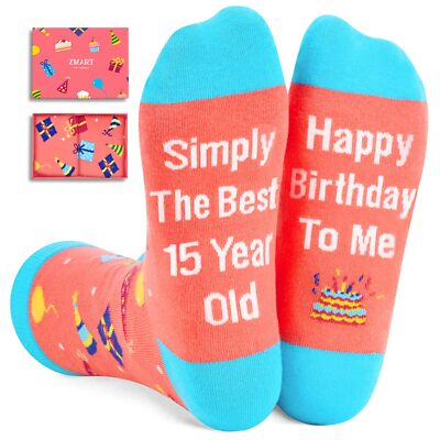 15th Birthday Gifts Years Old Girl - Socks for 15 Year Old Quinceanera Gifts ...