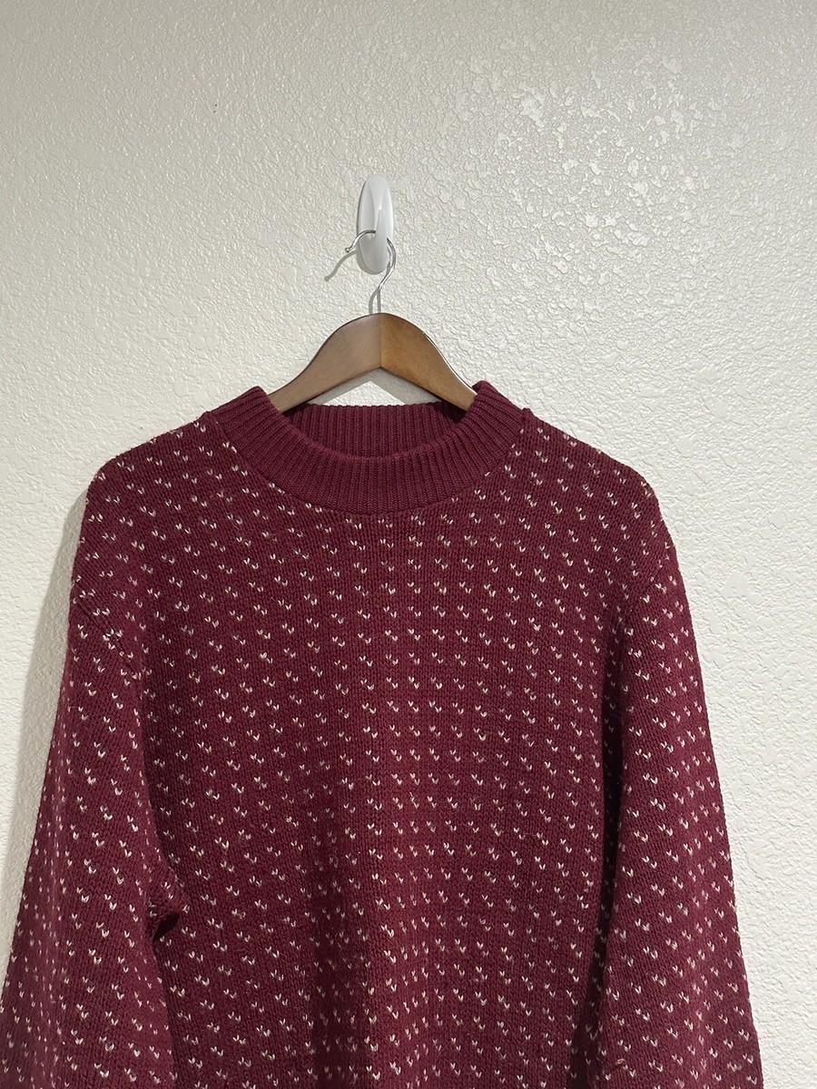 VINTAGE Eddie Bauer Wool Birdseye Sweater Adult Size Large VINTAGE Eddie Bauer Wool Birdseye Sweater Adult Size Large