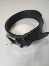 Timberland Belt Mens Medium 34-38 Black Leather 1.5" Wide