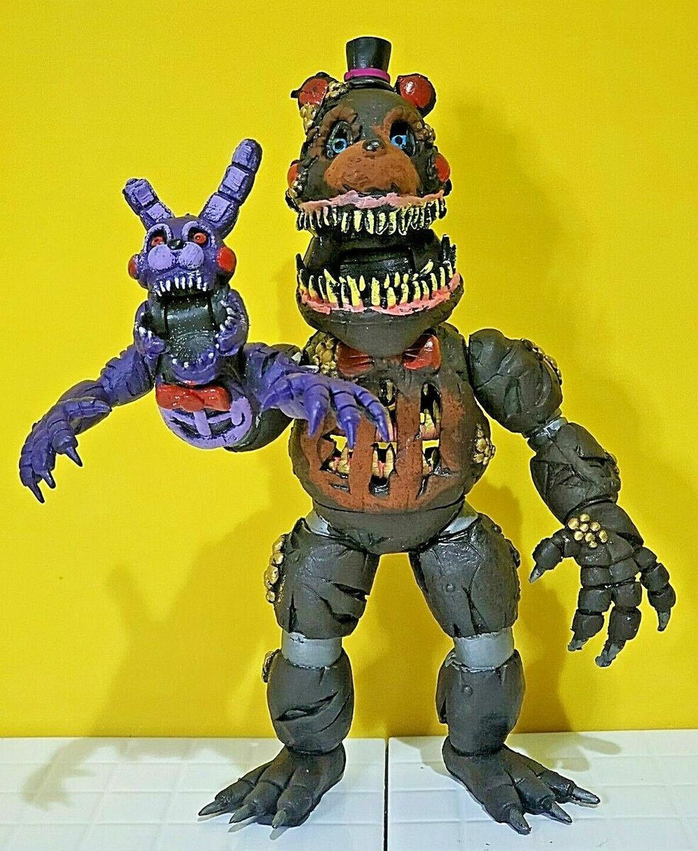 mexican JUMBO ANIMATRONIC TWISTED FREDDY size 9.50 FNAF five nights at  freddys