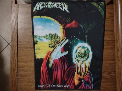 HELLOWEEN,KEEPER OF THE SEVEN KEYS,SEW ON SUBLIMATED LARGE BACK PATCH