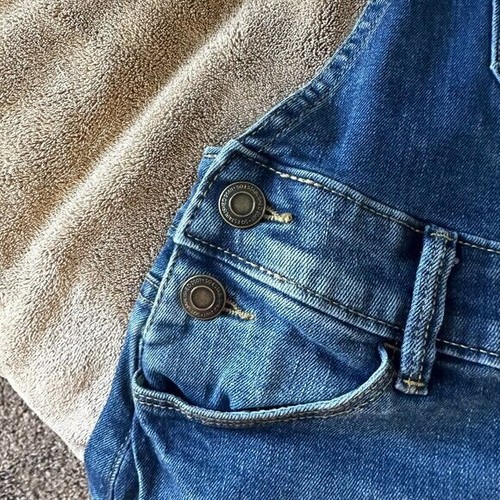 SO Size 8 Girls Denim Overalls Skirt Dress - Picture 5 of 6