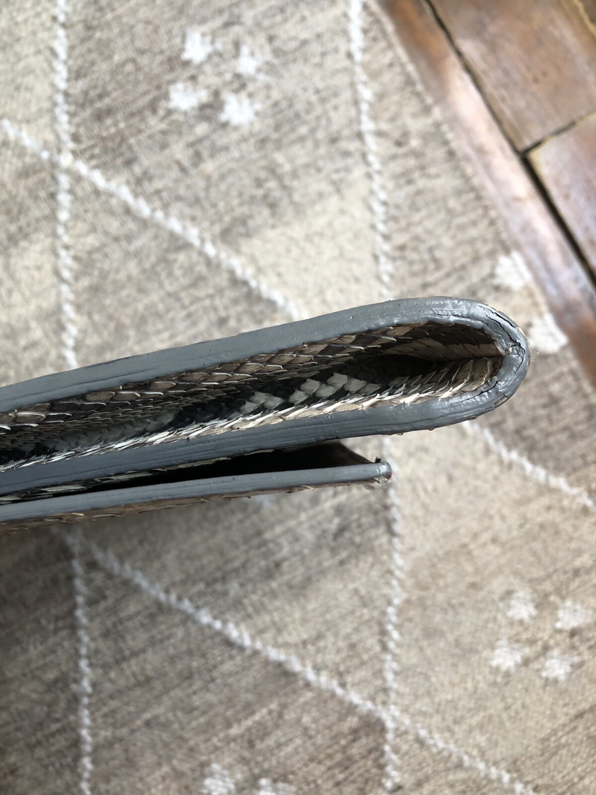 Yigal Azrouel Oversize Leather and Python Snakesk… - image 8