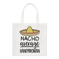 Nacho Durchschnittliche Handywoman Regular Tragetasche Beste Favorit Lustig Toll