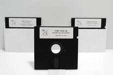 Font Pack - 5 1/4" Floppy Disks - Atech Software, 1991
