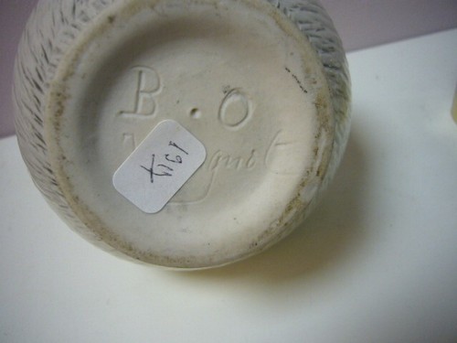 LAMPE BERGER PARIS MADE IN FRANCE SANDSTONE BREUGNOT "GREY GREEN AND GOLD" - Picture 9 of 9