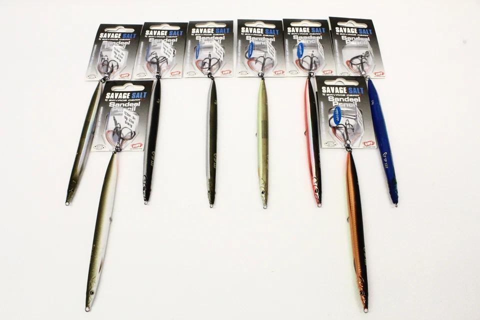 Savage Gear Sandeel Pencil 125mm 19g 12 Farben Meerforelle Meerforellenwobbler