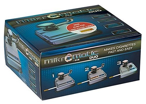 MikrOmatic Duo Zigaretten Stopfmaschine Chrom Silber 15 x 15 x 10 cm - Bild 2 von 3