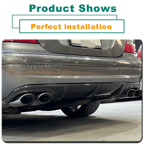 Für Mercedes E-Klasse W211 E55 AMG Carbon Heckdiffusor Heckschürze Stoßstange - Bild 5 von 11