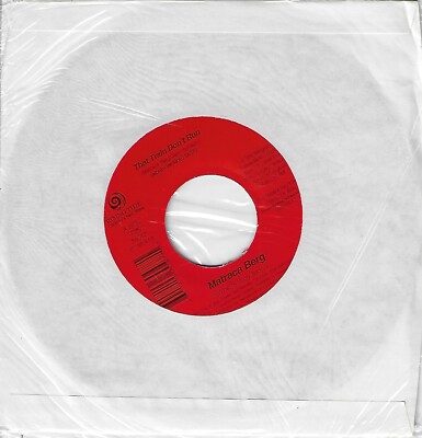 MATRACA BERG THAT TRAIN DON'T RUN/HERE YOU COME RAINING ON ME 45RPM VINYL