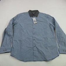 Kenneth Cole Shirt Mens XL Long Sleeve Button Front Pockets Reaction