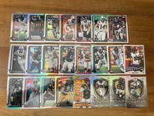 2025 Topps Chrome NFL Silver Refractor Lot (23) Barron RC, London, Nabers, Lamar