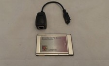 Kingston PCMCIA EtheRx Ethernet Adapter IC PC Card w/ RJ-45 Dongle KNE-PC2T