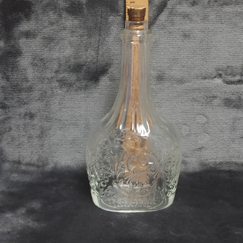 Coronet glass decanter/Schenley Distillers Coronet VSQ Brandy