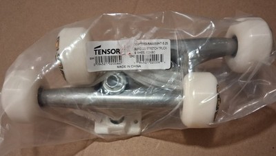 New Blind OG Stretch Wheel Tensor Truck Combo Skateboard 8 Trucks 5.25 Raw White
