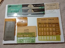 Vintage Drafting Drawing Templates Stencils RapiDesign Timely Mixed Lot