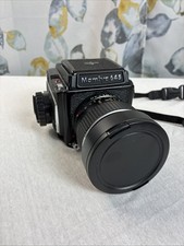 Mamiya M645 Film Camera Waist Level Sekor C 45mm f2.8 Camera Body, Lense, Prism