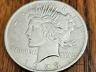VIDEO 1923 PEACE DOLLAR  AU+ w/LUSTER BARELY OVER THE $60 MELT PRICE W/FREE SHIP