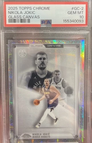 2025 Topps Chrome Nikola Jokić Base (PSA 10)