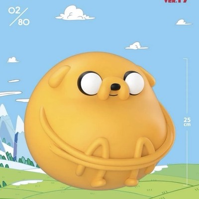 RARE 2026 Adventure Time Jake the Dog Tumbler Roly-Poly Figure Ichiban Kuji New