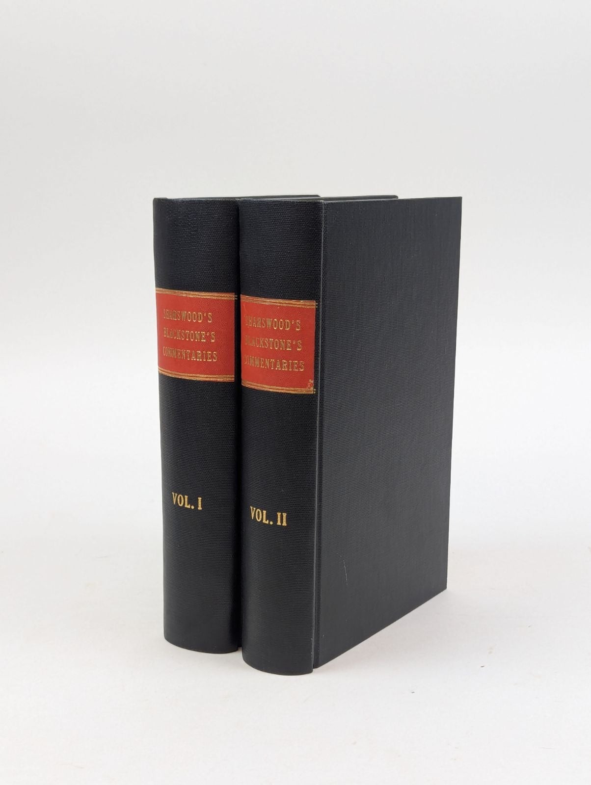 William Blackstone / COMMENTARIES ON THE LAWS OF ENGLAND IN FOUR BOOKS .. 1875