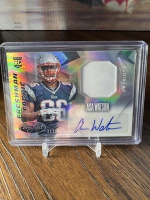 2014 Panini Certified - Freshman Fabric Mirror Signatures Asa Watson #211 /699