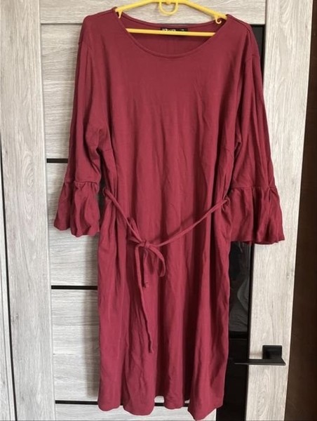 Women Dress Pink Cotton 46